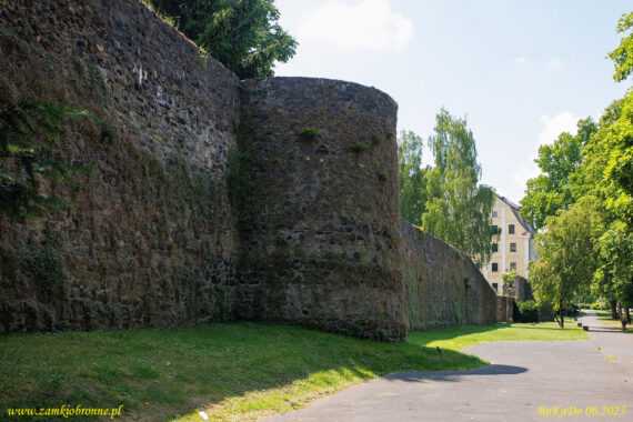Lubań miejskie mury obronne