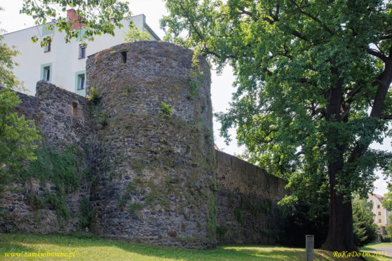 Lubań miejskie mury obronne