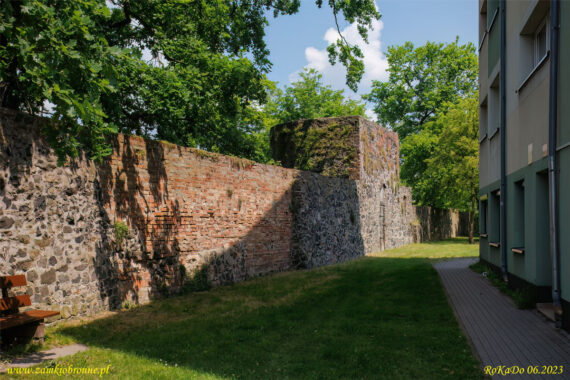 Lubań miejskie mury obronne