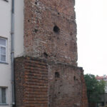 Radom miejskie mury obronne pozostałości bramy Krakowskiej