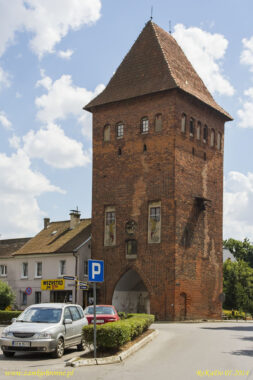 Prabuty mury miejskie brama Kwidzyńska