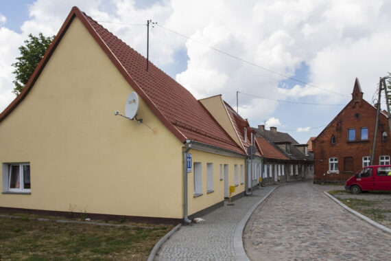 Prabuty mury miejskie ulica przymurna