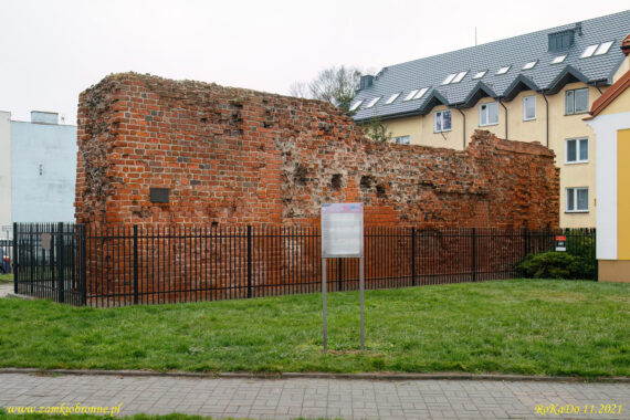 Płock fragment muru obronnego miasta