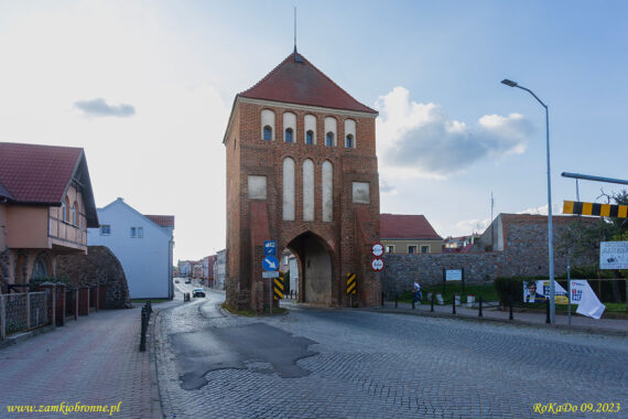 Myślibórz miejskie mury obronne brama Nowogródzka