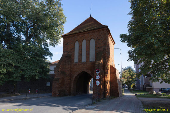 Myślibórz miejskie mury obronne brama Pyrzycka