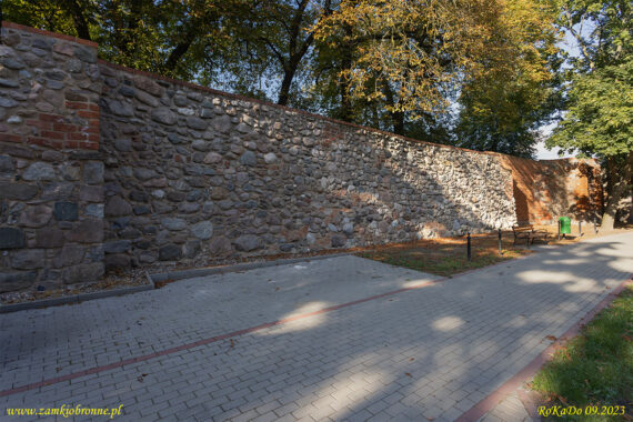 Myślibórz miejskie mury obronne