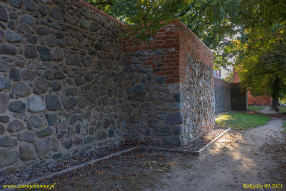 Myślibórz miejskie mury obronne