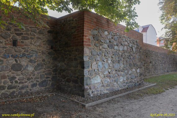 Myślibórz miejskie mury obronne