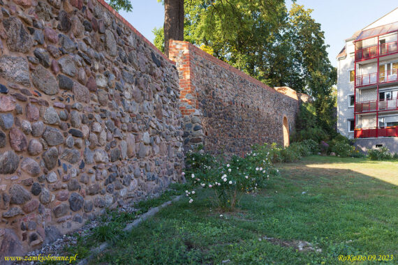 Myślibórz miejskie mury obronne