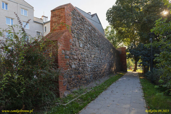 Myślibórz miejskie mury obronne