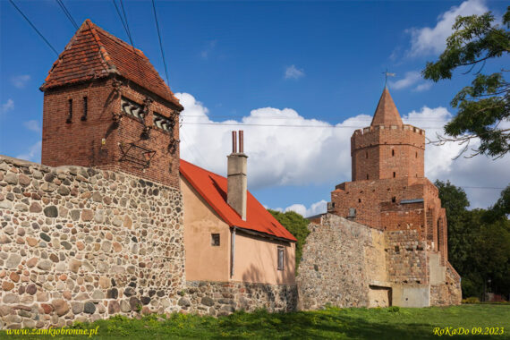 Trzcińsko miejskie mury obronne Brama Myśliborska