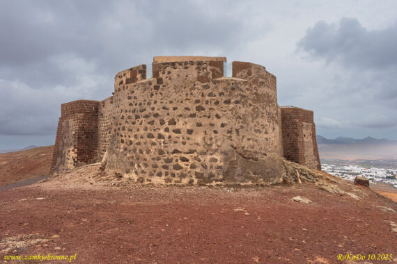 Teguise, wyspa Lanzarote zamek Castillo de Santa B&aacute;rbara