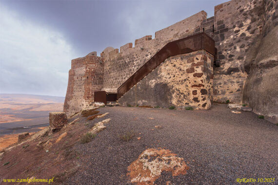 Teguise, wyspa Lanzarote zamek Castillo de Santa B&aacute;rbara
