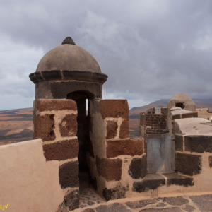 Teguise, wyspa Lanzarote zamek Castillo de Santa Bárbara