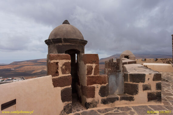 Teguise, wyspa Lanzarote zamek Castillo de Santa B&aacute;rbara