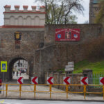 Opatów mury miejskie Brama Warszawska