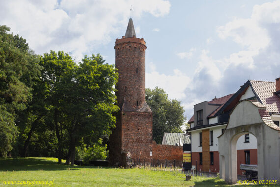 Stargard miejskie mury obronne Baszta Białogł&oacute;wka