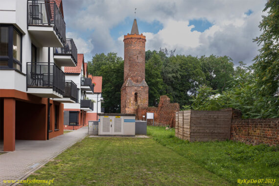 Stargard miejskie mury obronne Baszta Białogł&oacute;wka