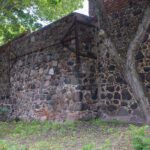Stargard miejskie mury obronne fragment z zachowana czatownią