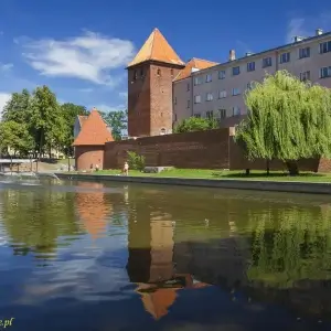 Braniewo miejskie mury obronne wieża Klesza