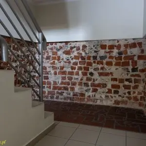 Inowrocław zachowany fragment murów obronnych